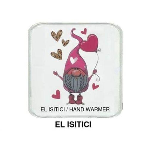 Kalpli Noel Cücesi Cep Sobası,El Isıtıcı,Sıcak Su Torbası Pvc  10X9,5Cm