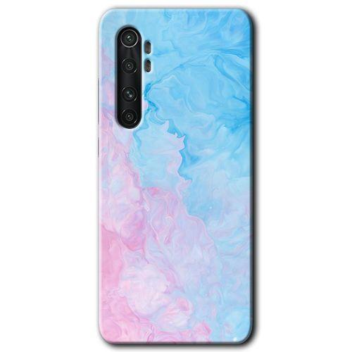 MRCİLETİSİM Xiaomi Mi Note 10 Lite Kılıf HD Desen Baskılı Arka Kapak + Temperli Cam - Blue Art