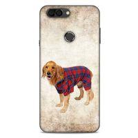 Vestel Venüs V6 Kılıf Köpek Kıyafetleri (47) Crystal Flex Kılıf Golden Gömlek