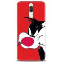 Huawei Mate 10 Lite Kılıf HD Baskılı Kılıf - Sylvester + Tam Ekran Koruyucu