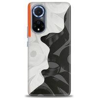 Huawei Nova 9 Kılıf HD Baskılı Kılıf - Turuncu Çizgi + Tam Ekran Koruyucu