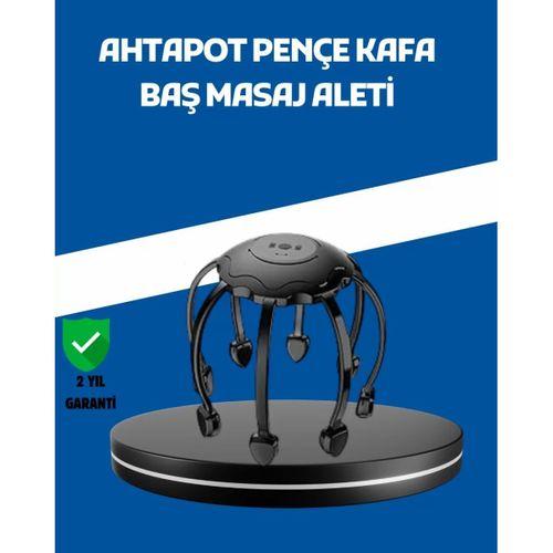 Elektrikli Saç Derisi Masaj Aleti Çok Noktalı 8 Kollu Titreşimli Masaj