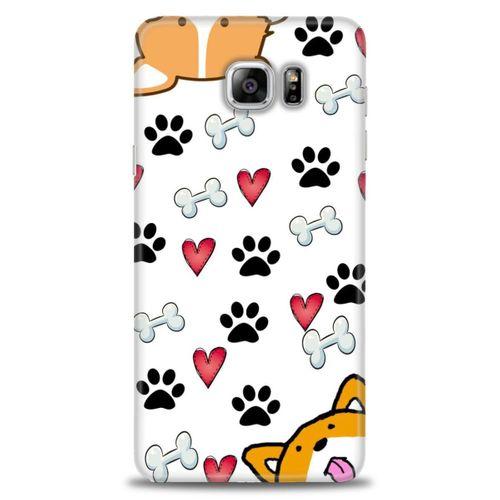 Samsung Galaxy Note 5 Kılıf HD Baskılı Kılıf - Dog + Tam Ekran Koruyucu