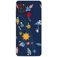 Samsung Galaxy A21s Uyumlu Kılıf Mavi Delisi (28) Arka Kapak Ufo