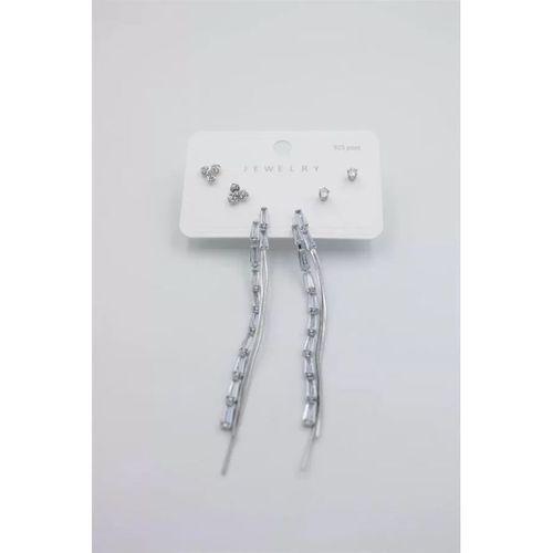 Çoklu Set Küpe - Gümüş