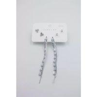 Çoklu Set Küpe - Gümüş