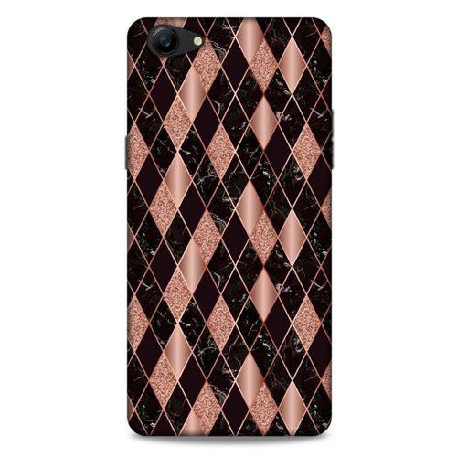 Mermer Desenli (25) Tema Antişok Kapak Rose Gold Oppo A79 Kılıf