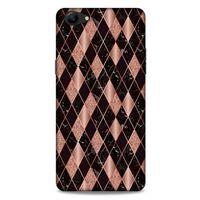 Mermer Desenli (25) Tema Antişok Kapak Rose Gold Oppo A79 Kılıf