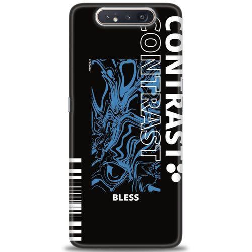 Samsung Galaxy A80 Kılıf HD Baskılı Kılıf - Bless + Tam Ekran Koruyucu