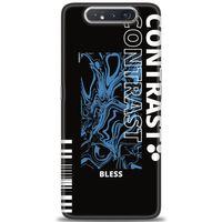 Samsung Galaxy A80 Kılıf HD Baskılı Kılıf - Bless + Tam Ekran Koruyucu