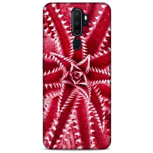 Lopard Oppo A5 2020 Uyumlu Kılıf Bahar (27) Tasarımlı Kılıf Kırmızı