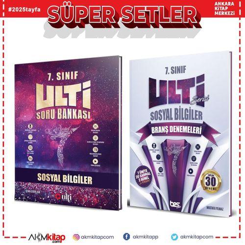 Ulti 7.Sınıf Sosyal Bilgiler Soru Bankası ve Deneme Seti 2 Kitap
