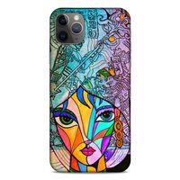 Lopard Apple Iphone 11 Pro Max Uyumlu Kılıf Sürreal Yüzler ♀ (48) Bumper Kılıf Desenli