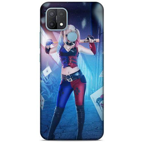 Oppo A15 Uyumlu Kılıf Harley Quinn (31) TPU Kılıf Lavanta mavisi