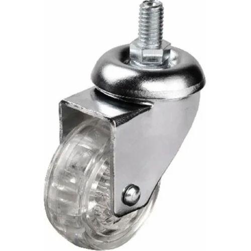 302 - 50x20 Mm Şeffaf Makaralı Vidalı Teker