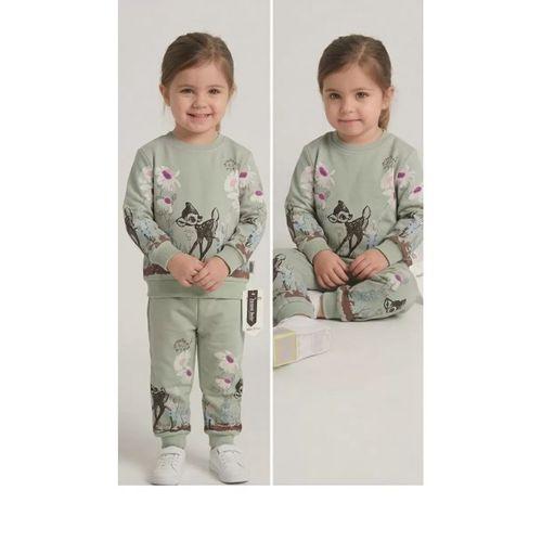 2-3-4-5 Yaş Ceylan Baskılı Penye Çocuk Takımı