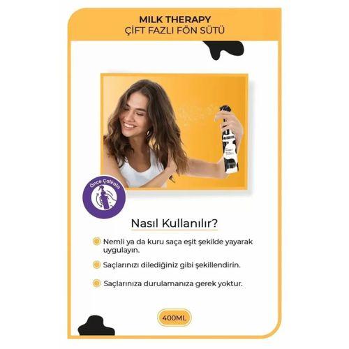 Milk Therapy Çift Fazlı Kondisyoner Fön Suyu 400 ML - mrfs
