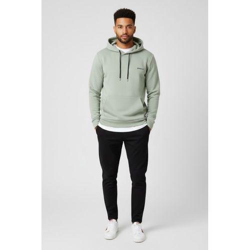Süperlife Kapşonlu Uzun Kollu Baskılı Dar Kalıp İnce Erkek Sweatshirt SPR 2019K61