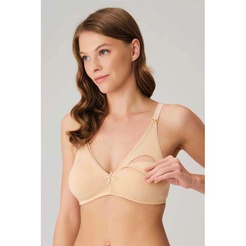 Pamuklu Balensiz Lohusa Önden Açılan Emzirme Sütyeni