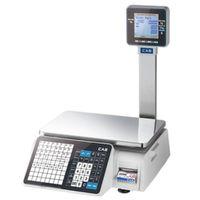 CAS CL3000 15KG 202DPI DİREKT TERMAL ETHERNET LCD EKRAN BOYUNLU BARKODLU TERAZİ
