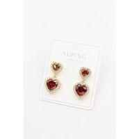 Kalp Küpe - Kırmızı