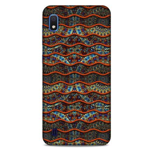Samsung Galaxy A10 Kılıf Baskılı Özel Seri Taşlı (35) Fit Design Kılıf