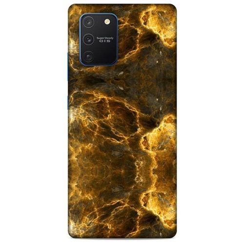 Mermer Desenli (9) Tema Kılıf Koyu Kahverengi Samsung Galaxy S10 Lite Kılıf