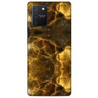 Mermer Desenli (9) Tema Kılıf Koyu Kahverengi Samsung Galaxy S10 Lite Kılıf