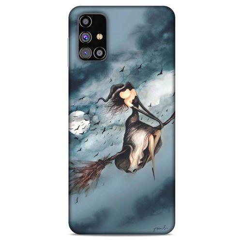 Y.Liva-2021 Özel Seri Cadılı Samsung Galaxy M31s Kılıf Silikon Kapak