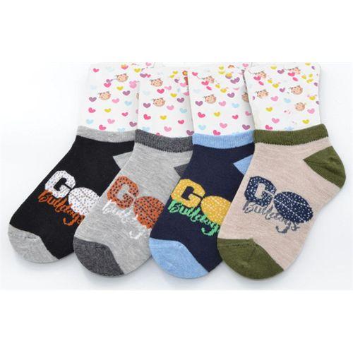 Ekinoks 4 Lü Go Bulldogs Desenli Erkek Çocuk Soket Çorap
