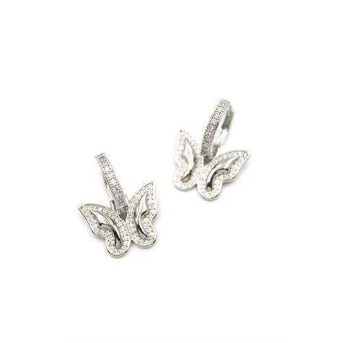 Kelebek Küpe - Gümüş