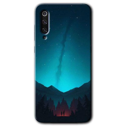 Xiaomi Mi 9 Kılıf HD Desen Baskılı Arka Kapak - Night Fores Mount