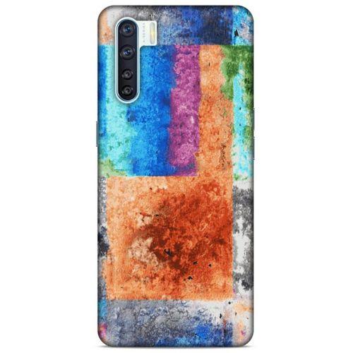 Lopard Oppo A91 Uyumlu Kılıf Soyut Sanat (49) Baskılı Ultra Silikon Kılıf