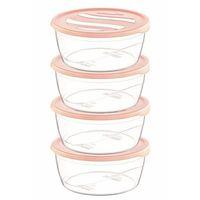 Krizma Yuvarlak Saklama Kabı 4 Lü No:1 Royaleks-ÇNK2153