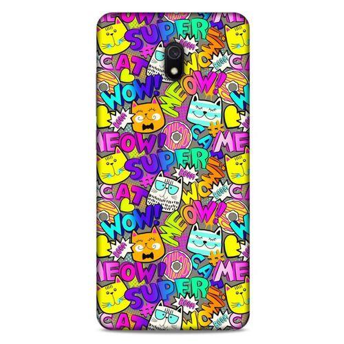 Graffitix (12) Desenli Silikon Kapak Xiaomi Redmi 8A Kılıf