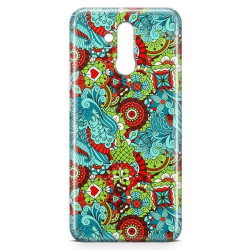 Huawei Mate 20 Lite Kılıf Cam Motifleri Arka Kapak Koruma Desenli Full Koruyucu