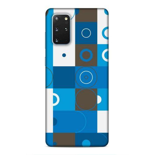 Samsung Galaxy S20 Plus Uyumlu Kılıf Insomnia (27) Tasarımlı Kılıf Mavi Beyaz