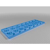 GM Small Block 5.3L V8 Subap Treni Söküm Tepsisi Parça Organizatörü 3D Baskı (Bu ürün Sadece Plastik parçadır - Almadan Önce Soru Sorabilirsiniz)