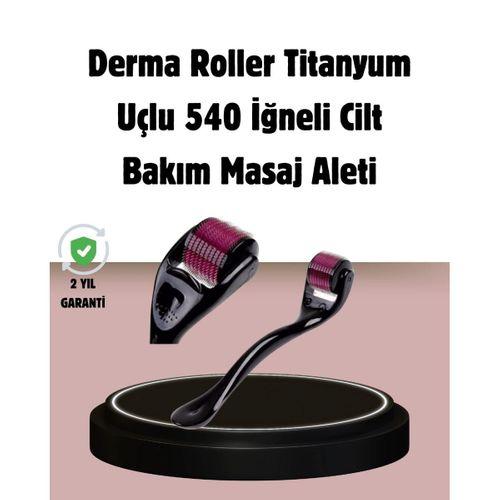 Dermaroller Titanyum 540 İğneli 1 Mm Cilt Yenileme Ve Anti Aging Etkisi