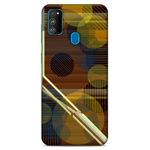 Lopard Samsung Galaxy M30s Uyumlu Kılıf Soyut Sanat (45) Baskılı Liquid Air Kılıf