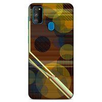 Lopard Samsung Galaxy M30s Uyumlu Kılıf Soyut Sanat (45) Baskılı Liquid Air Kılıf