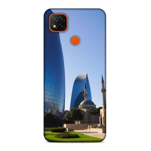 Xiaomi Redmi 9C Uyumlu Kılıf Azarbaijan (37) Silicone Cover Kule ve Camii