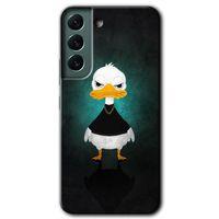 Galaxy S22 Kılıf HD Desen Baskılı Arka Kapak - Angry Duck