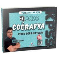 2026 Tüm Adaylar İçin KPSS Coğrafya Video Ders Notları Dizgi Kitap