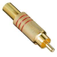 PowerMaster PM-26484 Tos RCA Fiş Metal Gold Erkek Konnektör