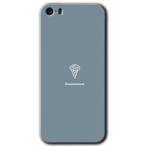 iPhone 5 Kılıf HD Desen Baskılı Arka Kapak - Beyin Gıdası + Kırılmaz Cam