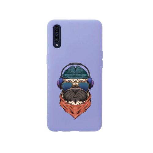 Samsung A50 PUG Premium Silikonlu Lila Telefon Kılıfı