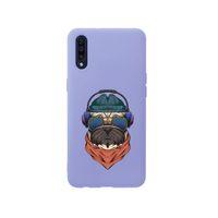 Samsung A50 PUG Premium Silikonlu Lila Telefon Kılıfı