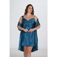 Büyük Beden 2li Petrol Sabahlık Takımı Bigsize 6206