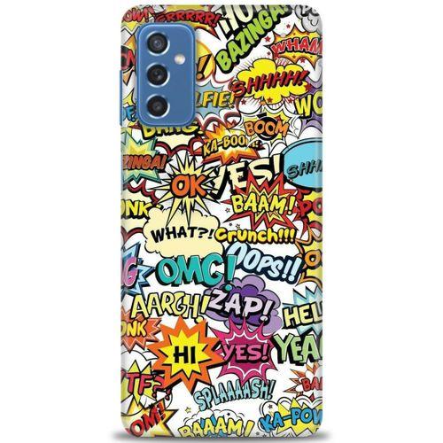 Samsung Galaxy M52 5G Kılıf HD Baskılı Kılıf - Bang + Tam Ekran Koruyucu